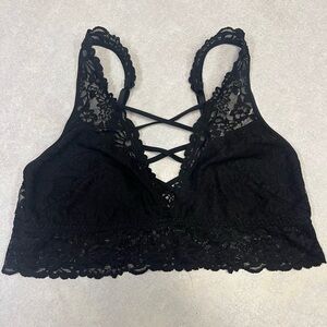 VS Pink Black Bralette